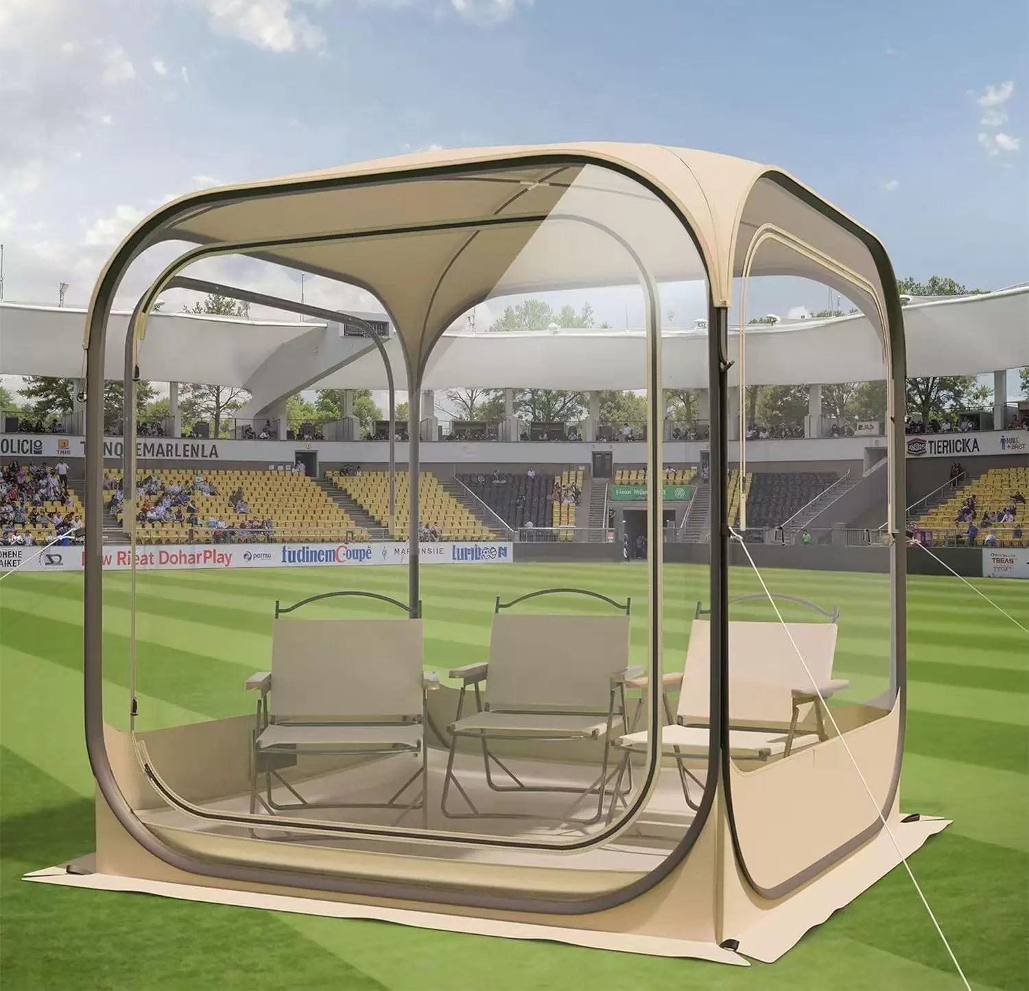 Cort cu bule ClearView: Instalare instantanee pentru distracție în aer liber pe tot parcursul sezonului